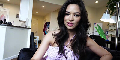 Scarletts stepbrother Brad is a very nerdy and shy guy