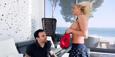 Thirstily licking a COUGAR's poon