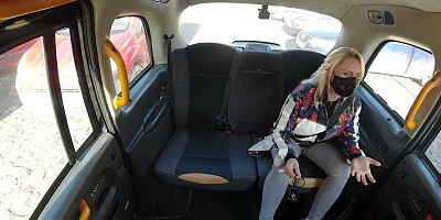Brittany Bardot & Thomas in Sexy Blonde Widow Got It Hard In The Taxi - Porncz