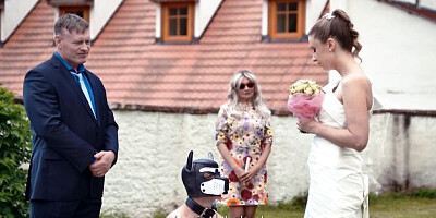 Wedding bride movie with fiery Falco White from Bride 4K