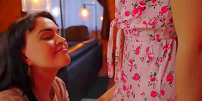 Brunette Teen 18+ Seduced By Stepmom - Kourtney Rae And Krissy Lynn