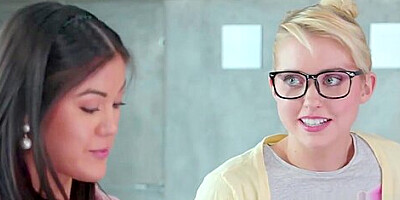 Sexy Chloe Cherry loves to eat Kendra Spade and Aspen Romanoff wet pussy