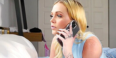 Tattooed Blonde Gets A Creampie From Moms With Joey White