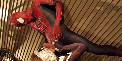 Dani Daniels gives head and gets fucked through the hole in her pants