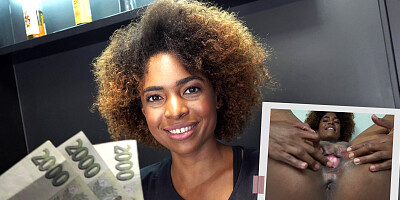 Czech Streets 121 Black sexy hairdresser