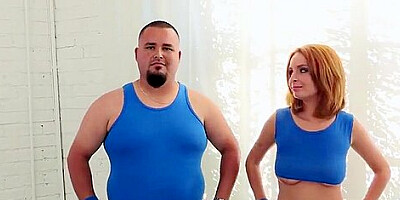 Redhead porn video featuring Zoey Monroe, Ashley Graham and Danny D