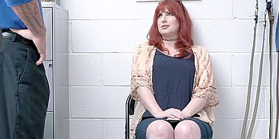 Smoking hot redhead MILF Amber Dawn is a thief