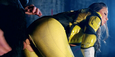 Villain drills slutty Power Ranger with his fat manhood