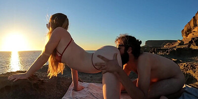 Splendid gf lets me pound her outdoors for Valentine's Day - Risky sultry intercourse Babe Tequila