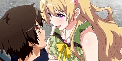 Animation brown-haired with gigantic, hard fun bags is pulverizing her paramour and wailing from gusto while nutting