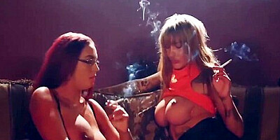 Two Sexy Brit Babes Smoking Oral, Blowjob, and Sex