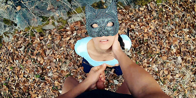 Mia fucked her TOY Boy Outdoor in the Nature !