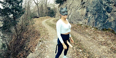 Mia fucked her TOY Boy Outdoor in the Nature !
