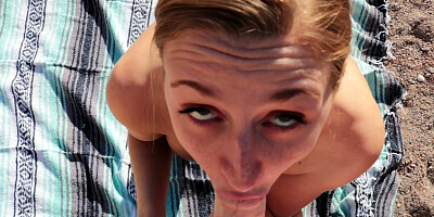 Hot model Molly decided to have sex on a hiking trip