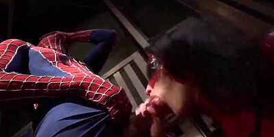 Spider female and Spider-Stud get it on.