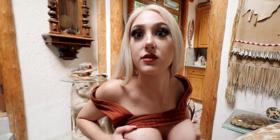 Skylar Vox with big natural tits and sex POV