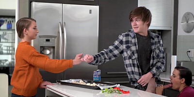 Crazy Holiday Sucking at the Kitchen with Penny Barber