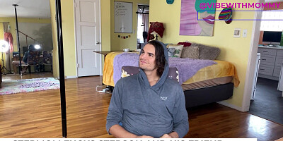 Hotwife Step-Mother Romps Sonnie and His Homie Jerk Off Instructions 3 Way POINT OF VIEW