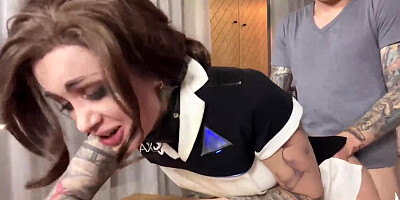 Sir Facefuck and Gonzo Harsh Ravaged Kara Android as Marionette - Costume Play