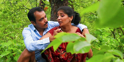 Horny Desi Wife does 69 after Long Time in the Jungle on a Rainy Day by DesiBang