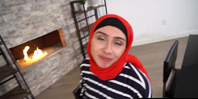 Arab teen learns how to suck a dick