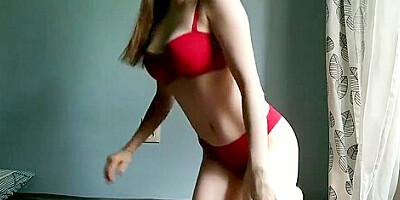 teen 18+ housewife record a hot porn video for her husband on a business trip
