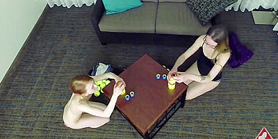 Dolly Little, Angela White and Natalia Queen in Lost Bets Games - 476 Ball Stacks With Dolly And Nettle