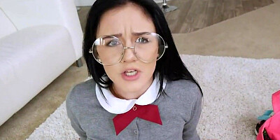 stepsis lets me fuck her hairy pussy