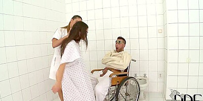 Cathy Heaven, Tiffany Doll &amp,amp, pal fuck in hospital