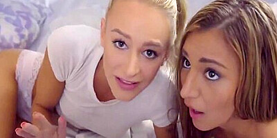 Sis Eats BFFs Creampie Pussy as Payback for Naughty Tricks