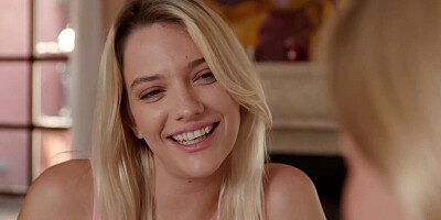 Kenna James and Adira Allure licking passionately in bed