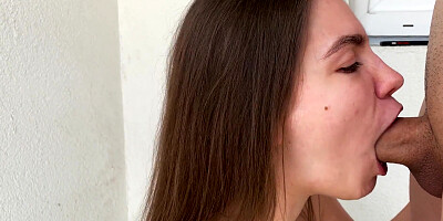 Sex-Positive Black-Haired Model Luvs To Blow Schlong And Drill In Rear End
