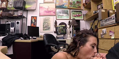 Victoria Banxxx sucks on his finger to set the mood