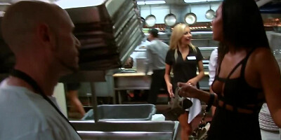 Waitresses have good mood so they are going to make it
