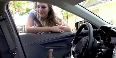 Large pecker for a lustful blondie Nicolette Love