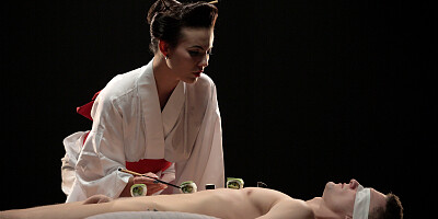 True fetish porn with a Japan inspired whore