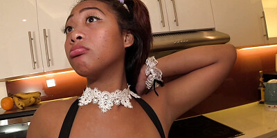 Asian Whore With Big Tits Gets Pregnant By The Boss