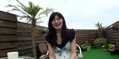 Brunette Japanese beauty is ready to ride hard cock