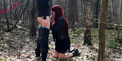 Tina Starr. Having joy in the forest, part 1