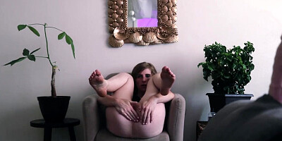 Gf Knuckles Her Bum, Rails and Inhales (Butt To Hatch)