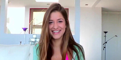 creampie athletic teen with round ass teddi rae pounded in her cunt