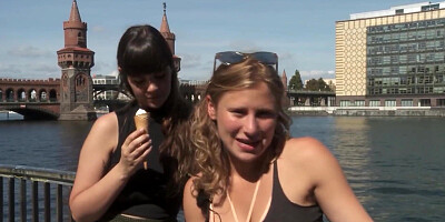 Lindsey & Blake enjoy an Orgasmic day out in Berlin