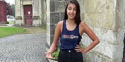 Cute 18yo French teen with 2 BBC