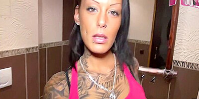 Facefuck Deepthroat From At Toilet For German Skinny Tattoo Bitch
