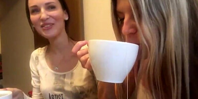 Lilu is making out with another female and it looks like they both like it a plenty of