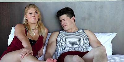 Italian Otter With THICK HARD-ON penetrates 18yo Huge All-Natural Ash-Blonde Mammories