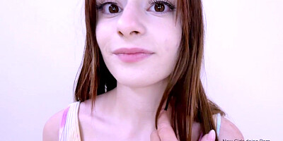 Lesbian 19 Teen rides girl with strapon at audition