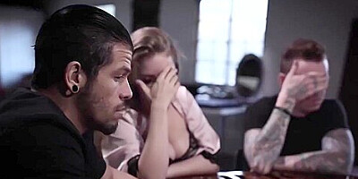Rich teen 18+ rough anal fucked by kidnappers in a group sex