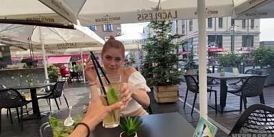 Lesbian Date Video Miss Pussycat With Her Best Friend Margarita Public Flashing And Strapon