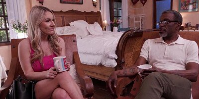 Busty blonde milf is anal fucked by bbc